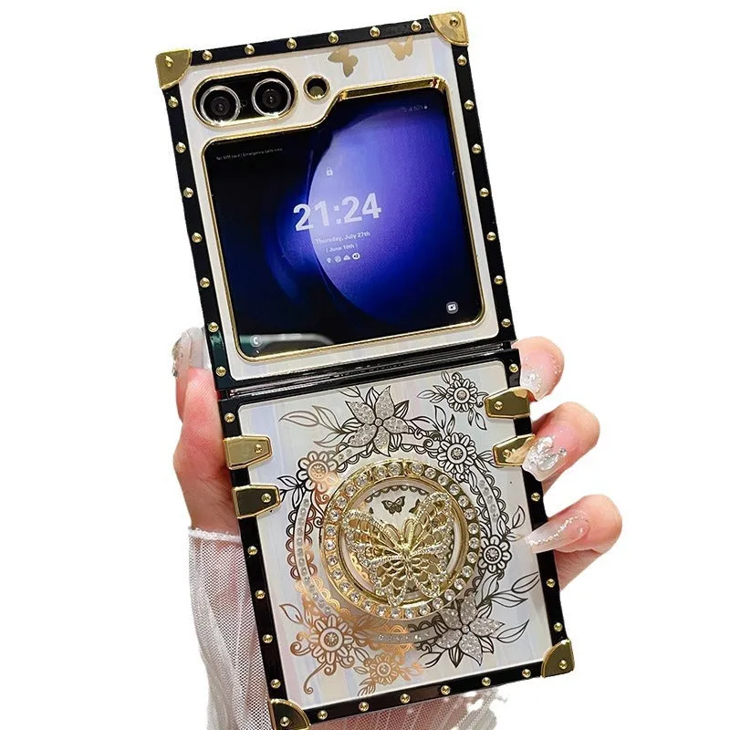 All-included Shockproof Phone Case For Samsung Galaxy Flip 5/4/3 With Stand
