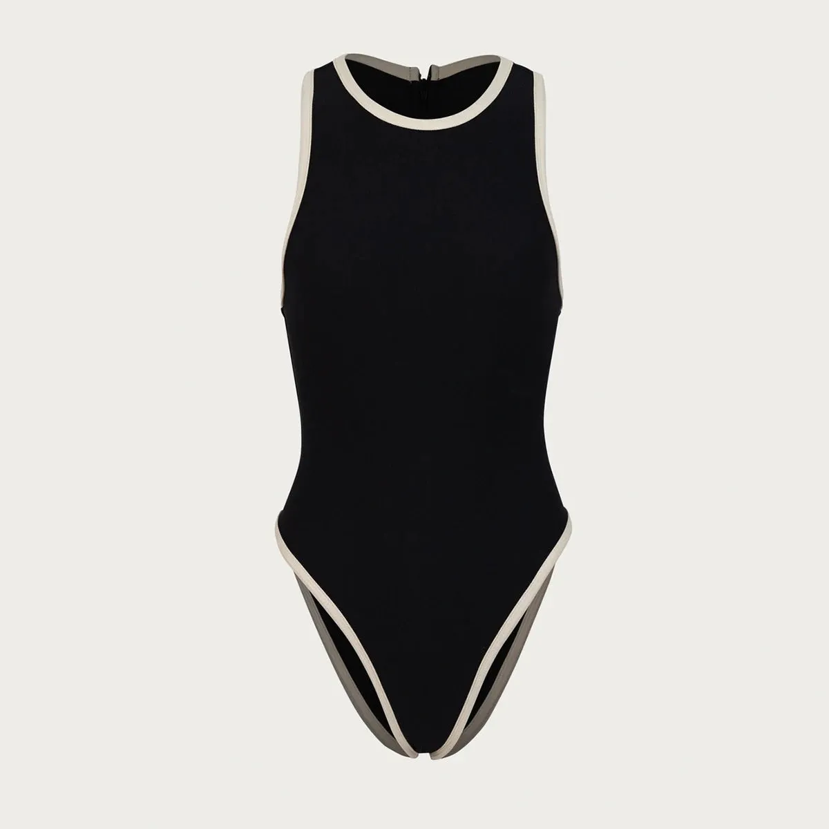 Classic Monokini Patchwork Swimsuit