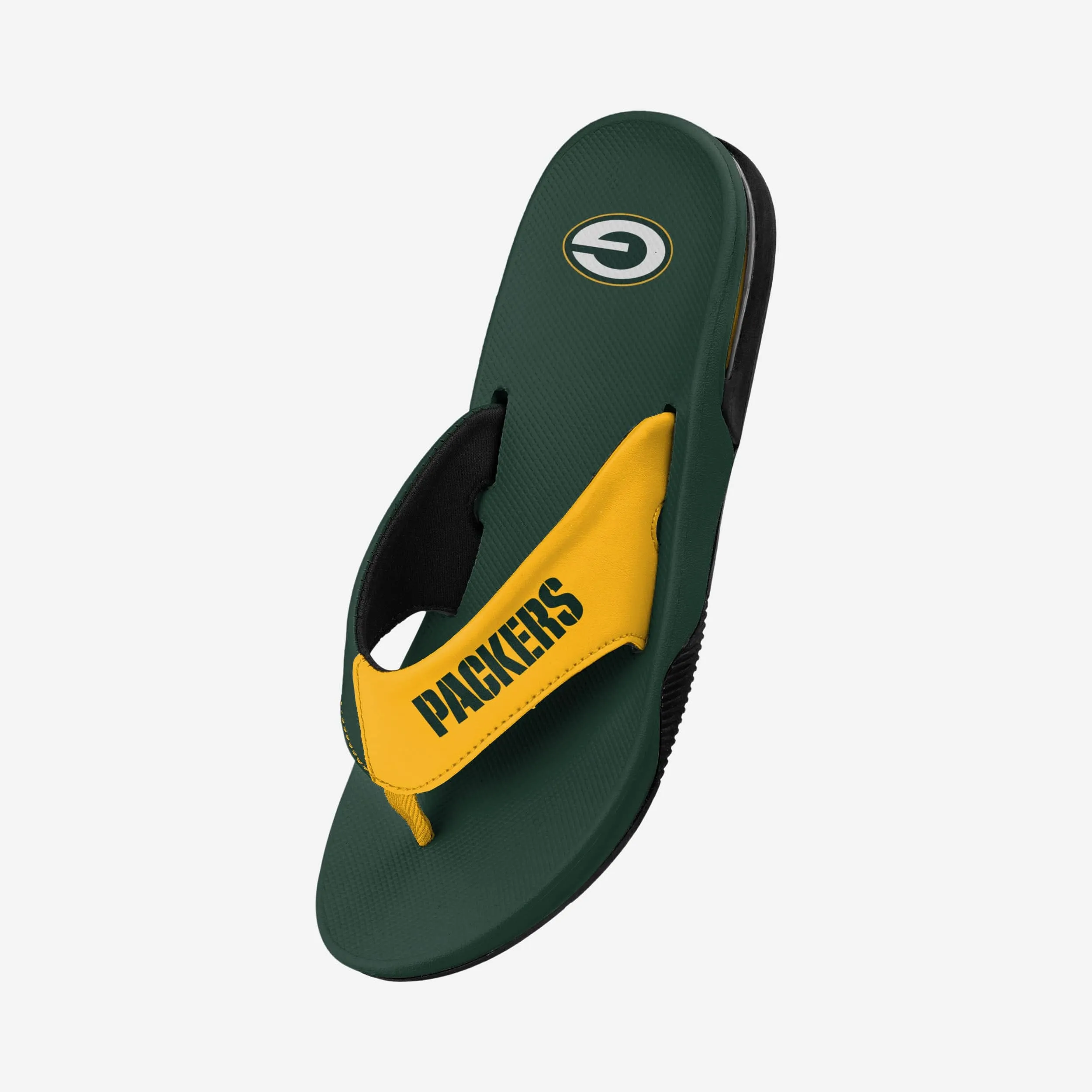Green Bay Packers Team Color Contour Flip Flop