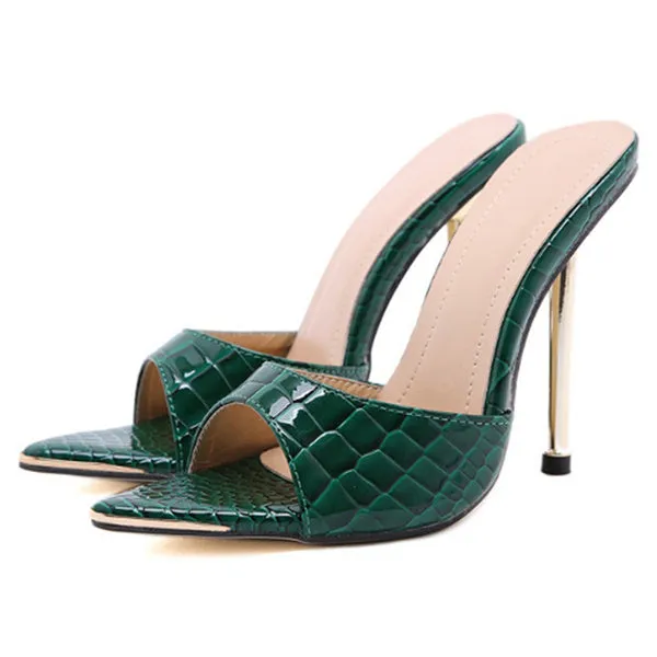 High Heels Fish Mouth Super High Heel Sandals Nightclub Stiletto Sandals