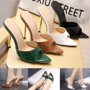 High Heels Fish Mouth Super High Heel Sandals Nightclub Stiletto Sandals