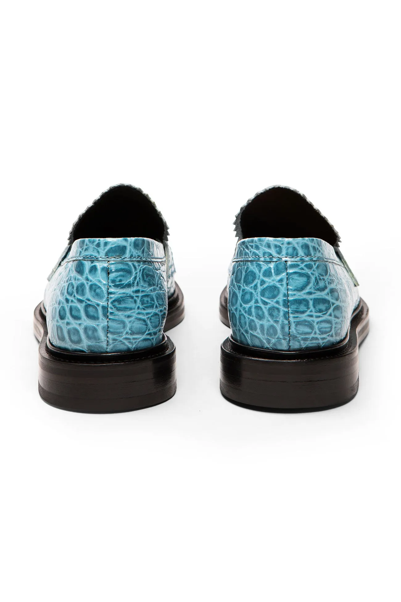 jay 3.0 / baby blue embossed croc