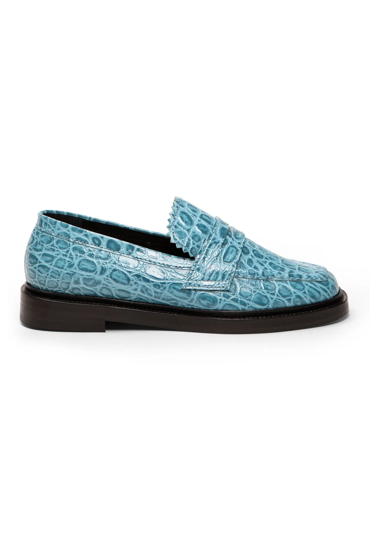 jay 3.0 / baby blue embossed croc