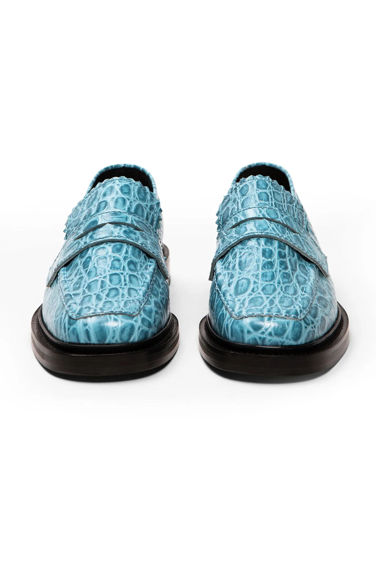 jay 3.0 / baby blue embossed croc