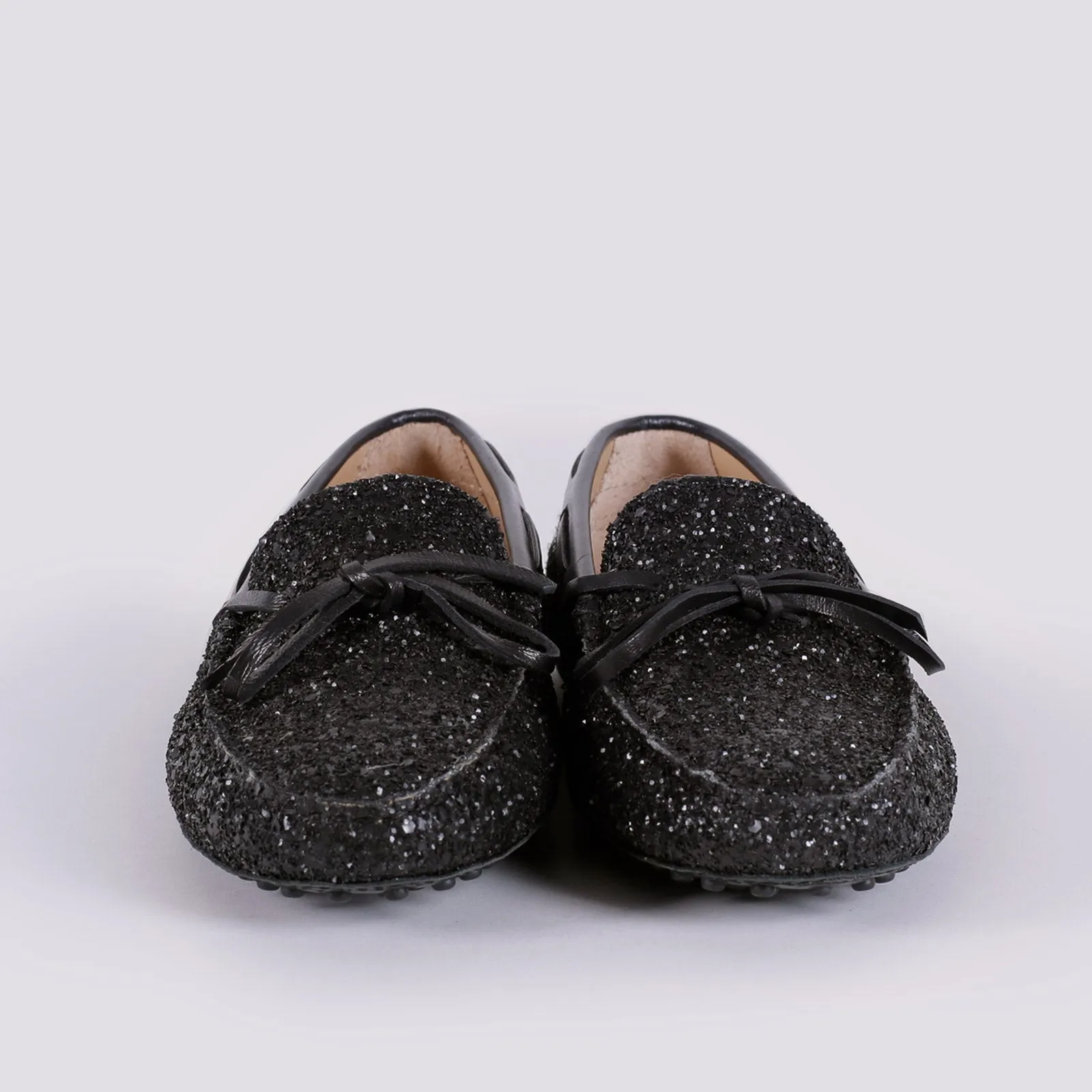 MOCASSINO CON GOMMINI IN GLITTER