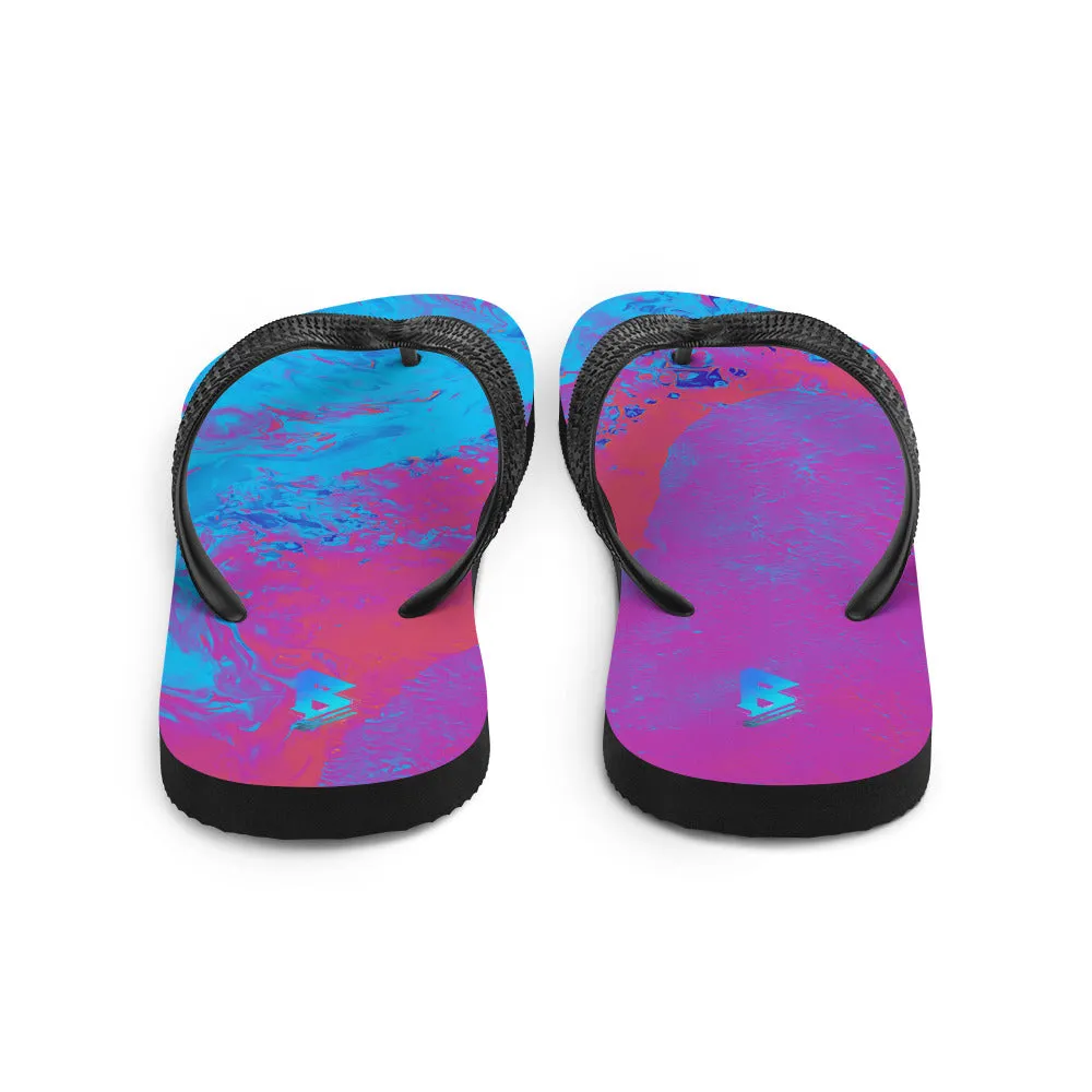 Neon Beach Flip-Flops