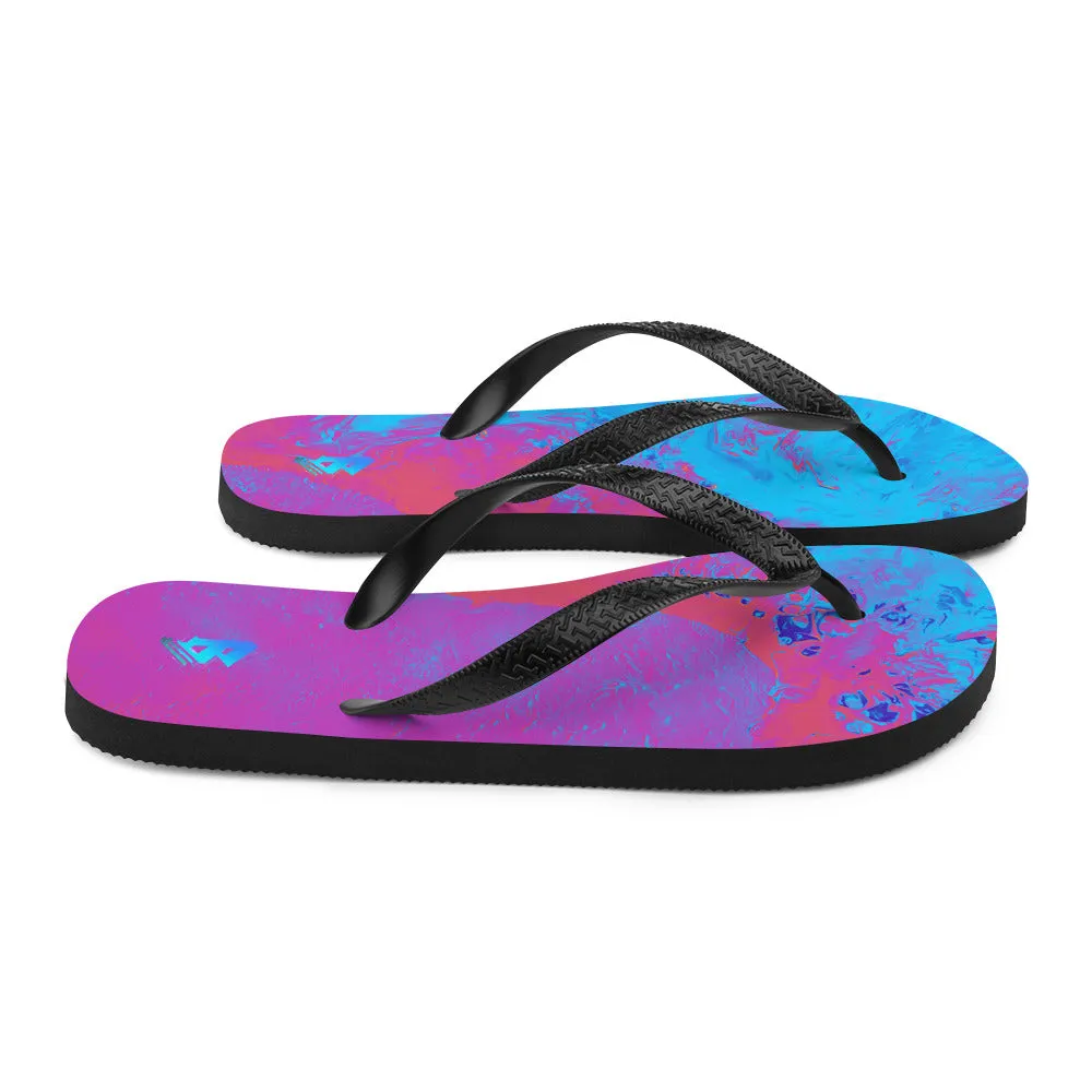 Neon Beach Flip-Flops
