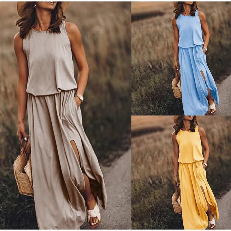 New Elegant Oversized Sleeveless Dresses