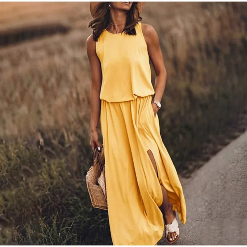 New Elegant Oversized Sleeveless Dresses