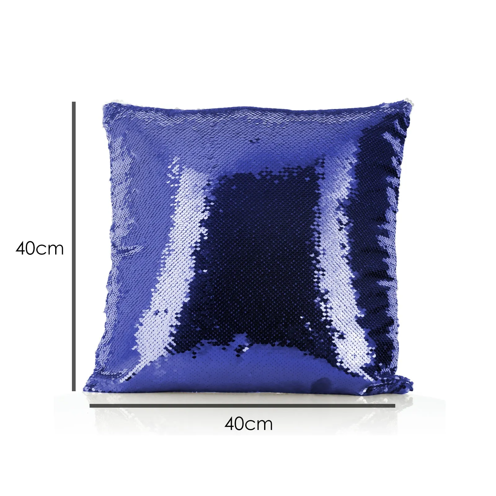Personalised Sequin Cushion with Raccoon Pink Butterfly Flowers and Cute Text