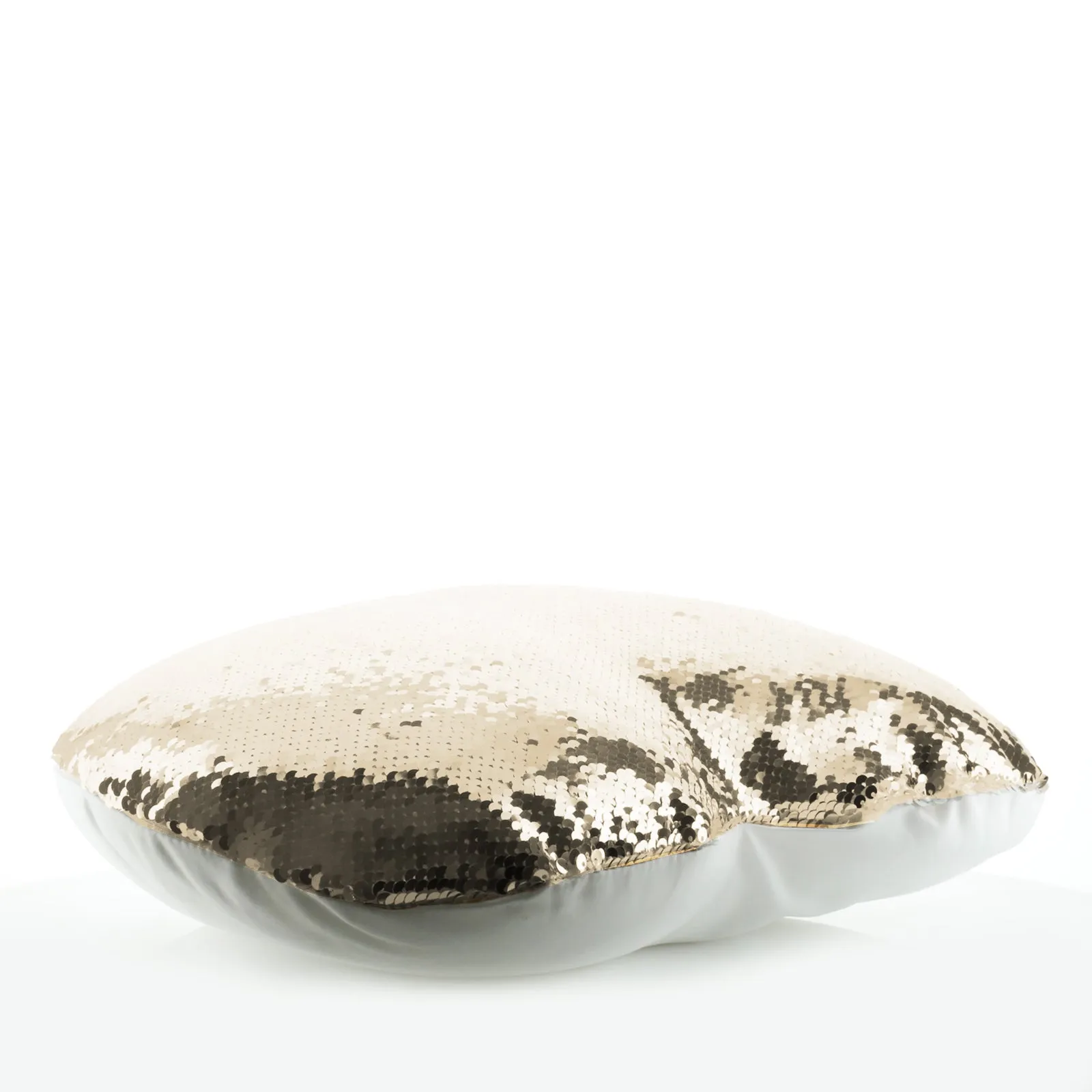 Personalised Sequin Heart Cushion with Palomino Horse Multicolour Flower Print and Cute Text