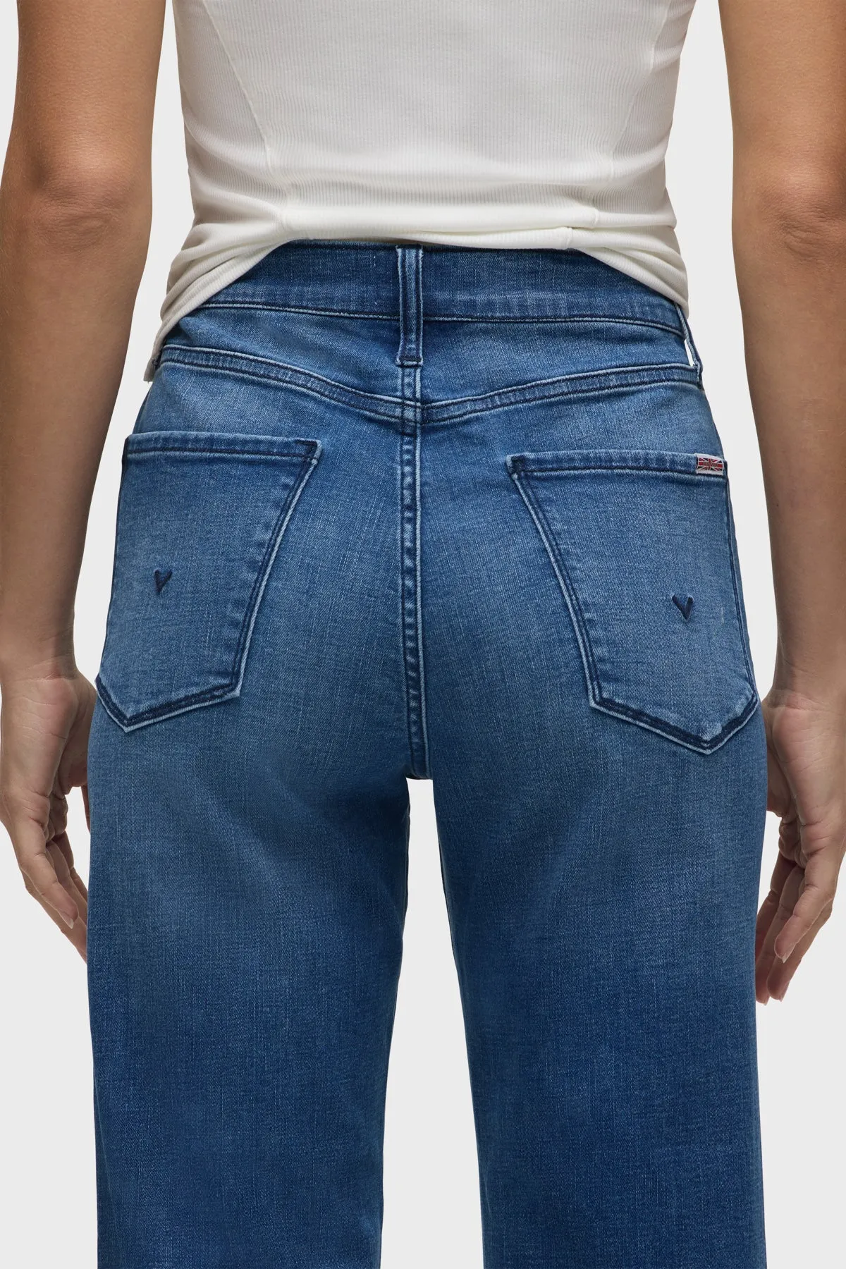 Rosalie High-Rise Wide Leg Ankle Jean