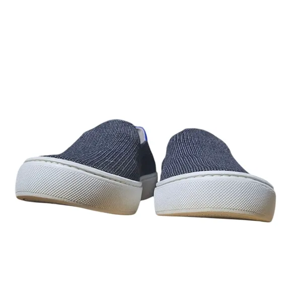 Rothy's Original Slip On Sneaker Charcoal Grey Solid Comfortable Insert sz 6