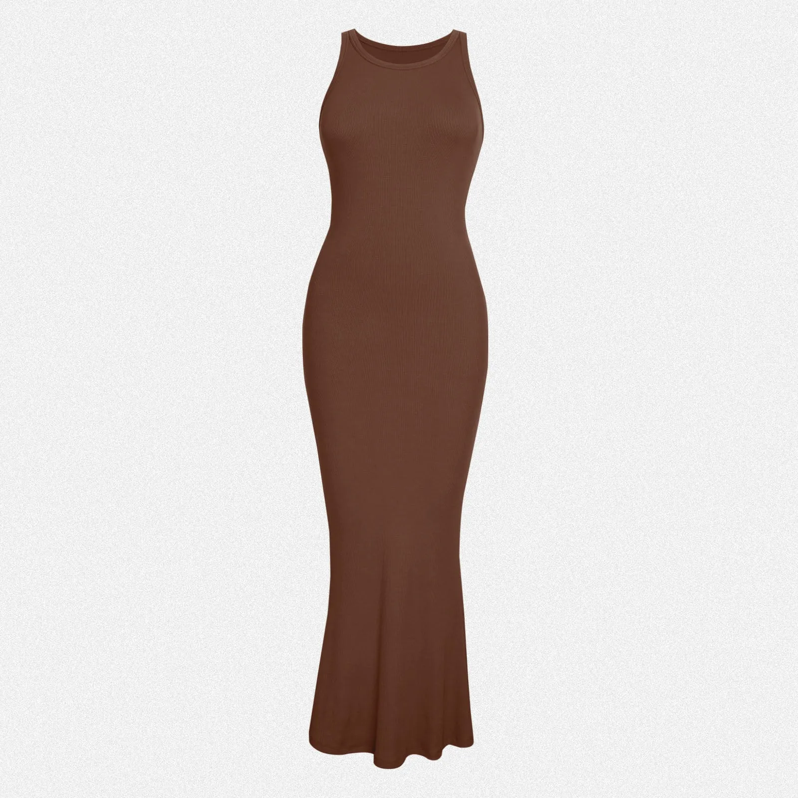 Shaperin Halter Neck Bodycon Maxi Dress