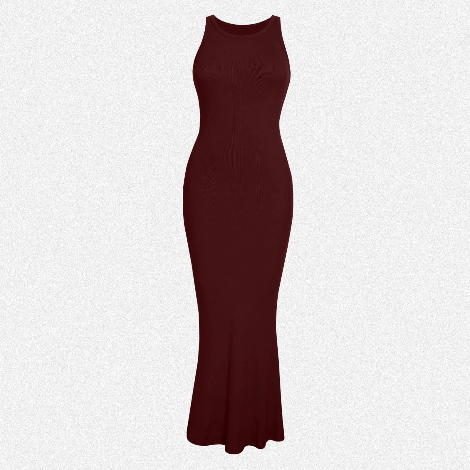 Shaperin Halter Neck Bodycon Maxi Dress