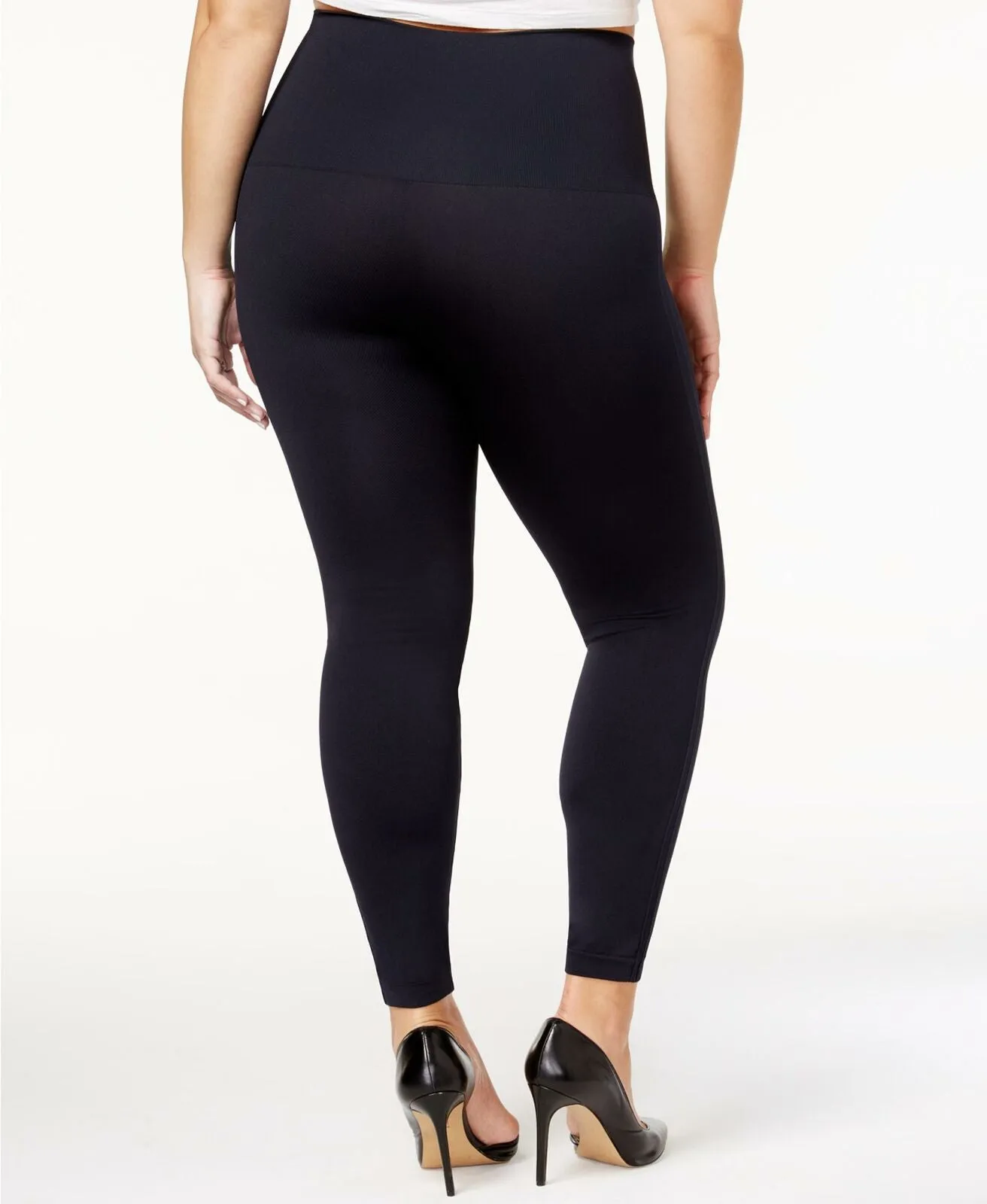 Spanx Women's Plus Size Look At Me Now Tummy Control Leggings. FL351P
