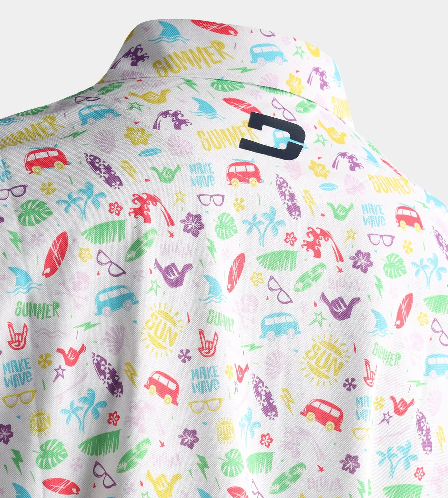 SUMMER BEACH POLO - WHITE