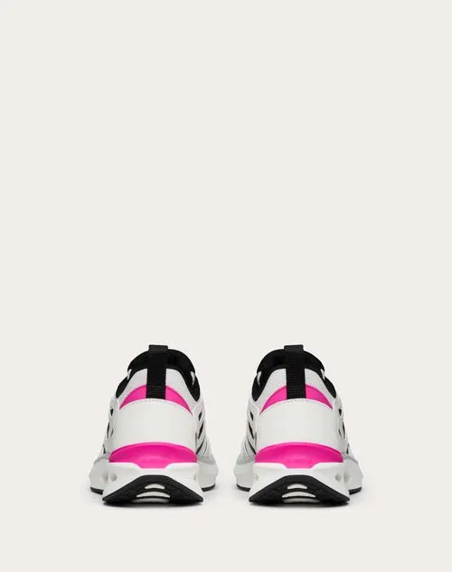Vlogo Easyjog Calfskin And Fabric Sneaker