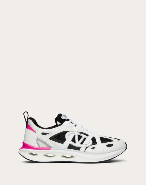 Vlogo Easyjog Calfskin And Fabric Sneaker