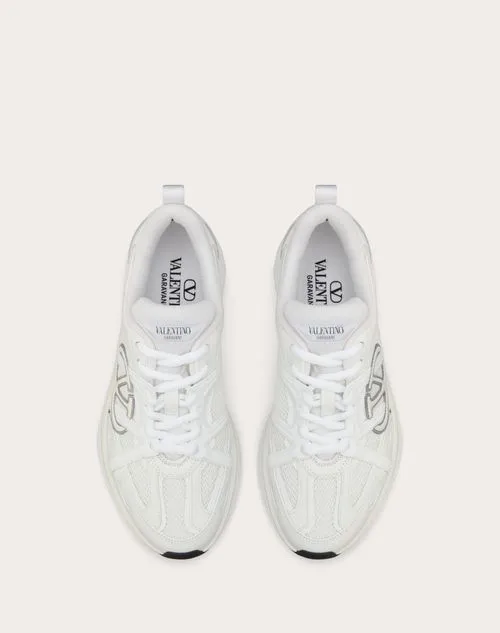 Vlogo Easyjog Calfskin And Fabric Sneaker
