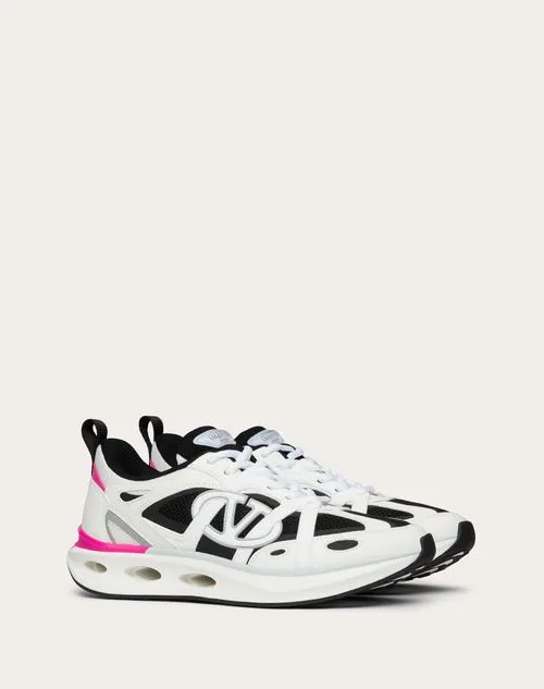 Vlogo Easyjog Calfskin And Fabric Sneaker