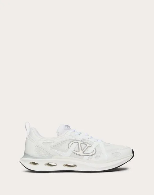 Vlogo Easyjog Calfskin And Fabric Sneaker