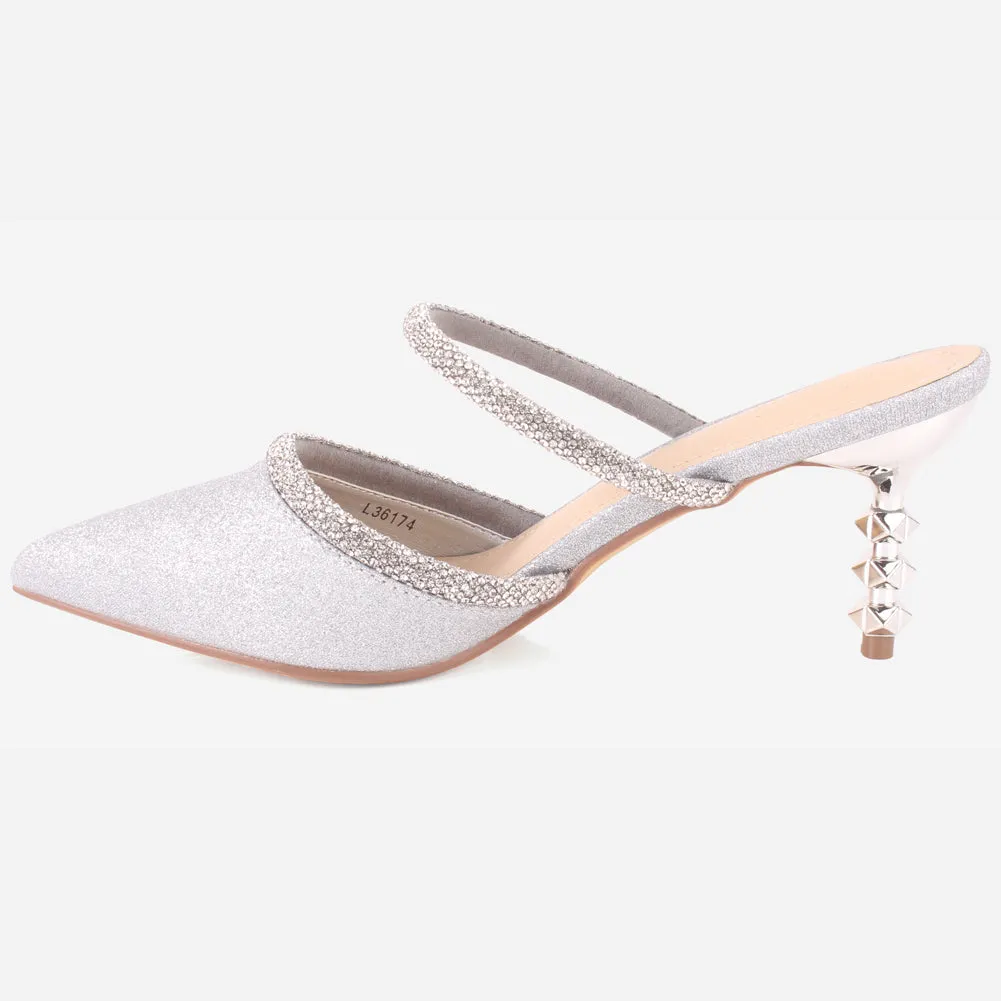 Women's "SONAB" Pointy Embellished Sandals