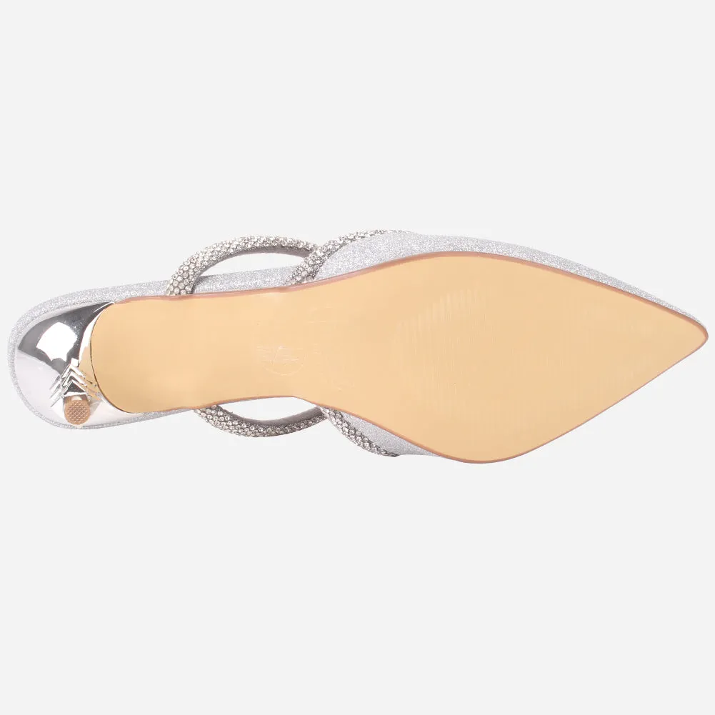 Women's "SONAB" Pointy Embellished Sandals