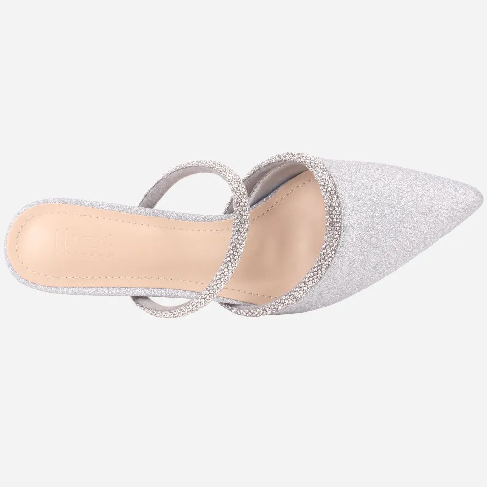 Women's "SONAB" Pointy Embellished Sandals