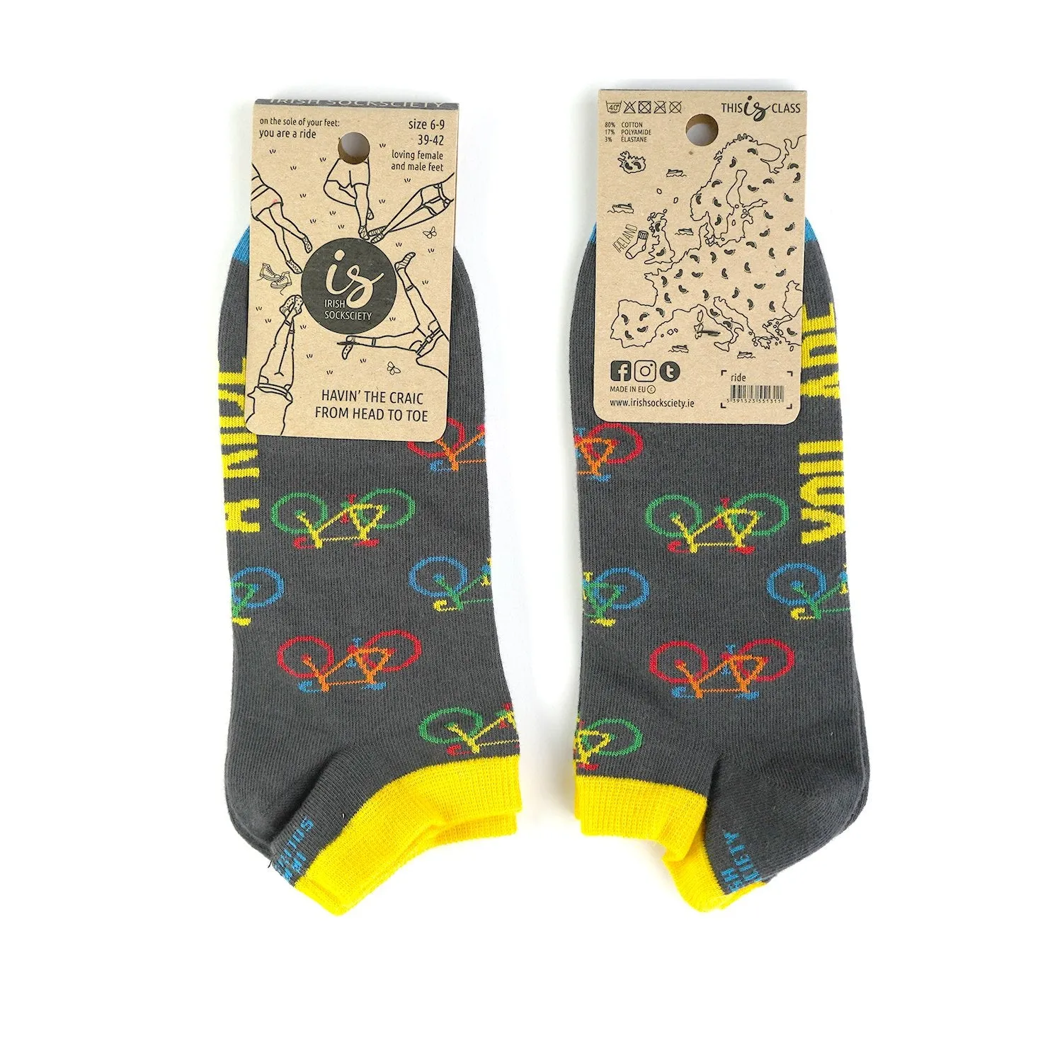 You are a ride ankle socks